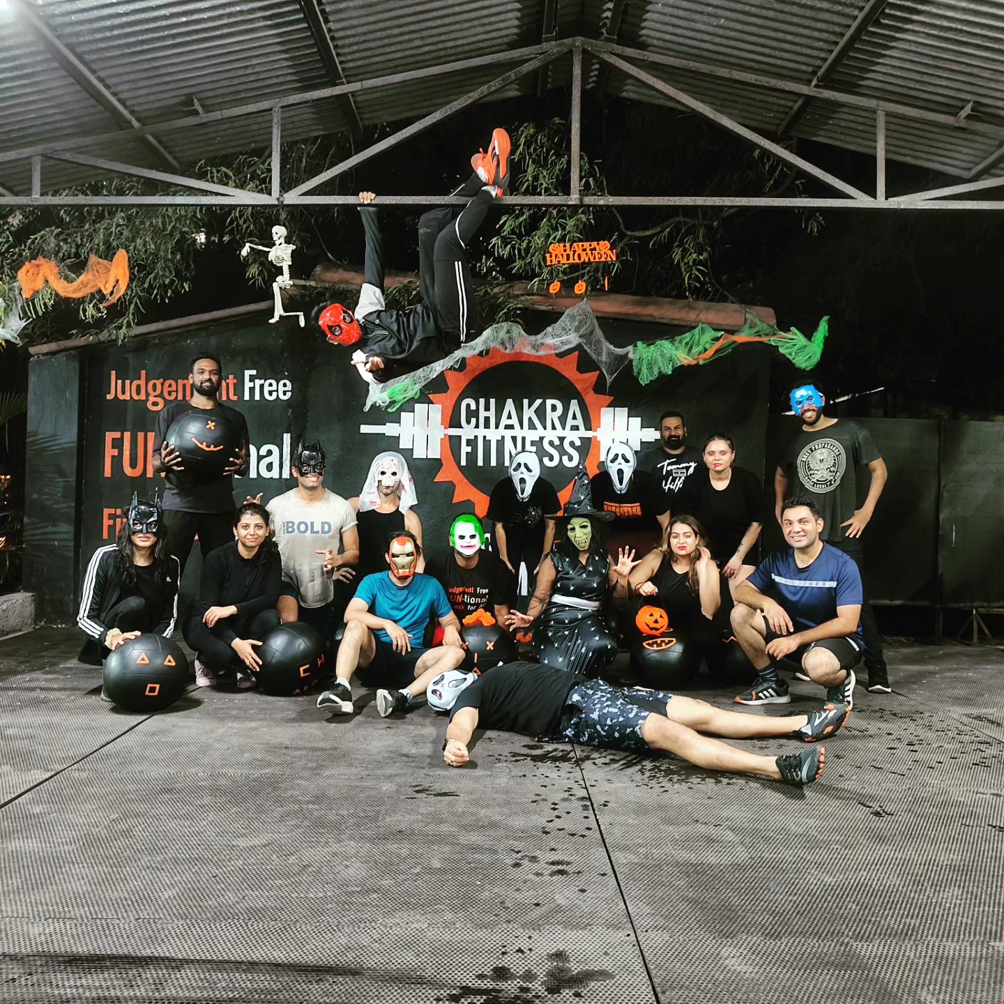 The Chakra Fitness community together at the box in Pune